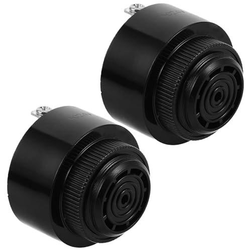 FRCOLOR Electrónico Piezoeléctrico Pack de 2 Unidades Sfm380 12v/24v Diseño de Alerta Alta y Carcasa de Plástico para , Aplicaciones de Seguridad contra Incendios