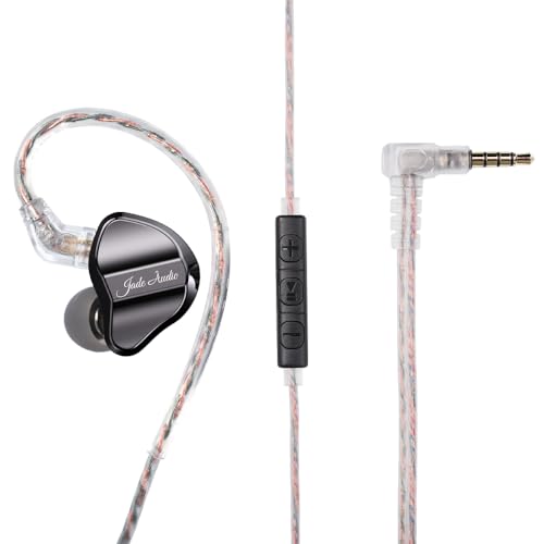 Image of FiiO /Jadeaudio JD1 High Performance Dynamic Driver Hifi Bass Stereo In Ear Monitor Wired Headphones Sport Gaming Earbuds With Mic (Black)