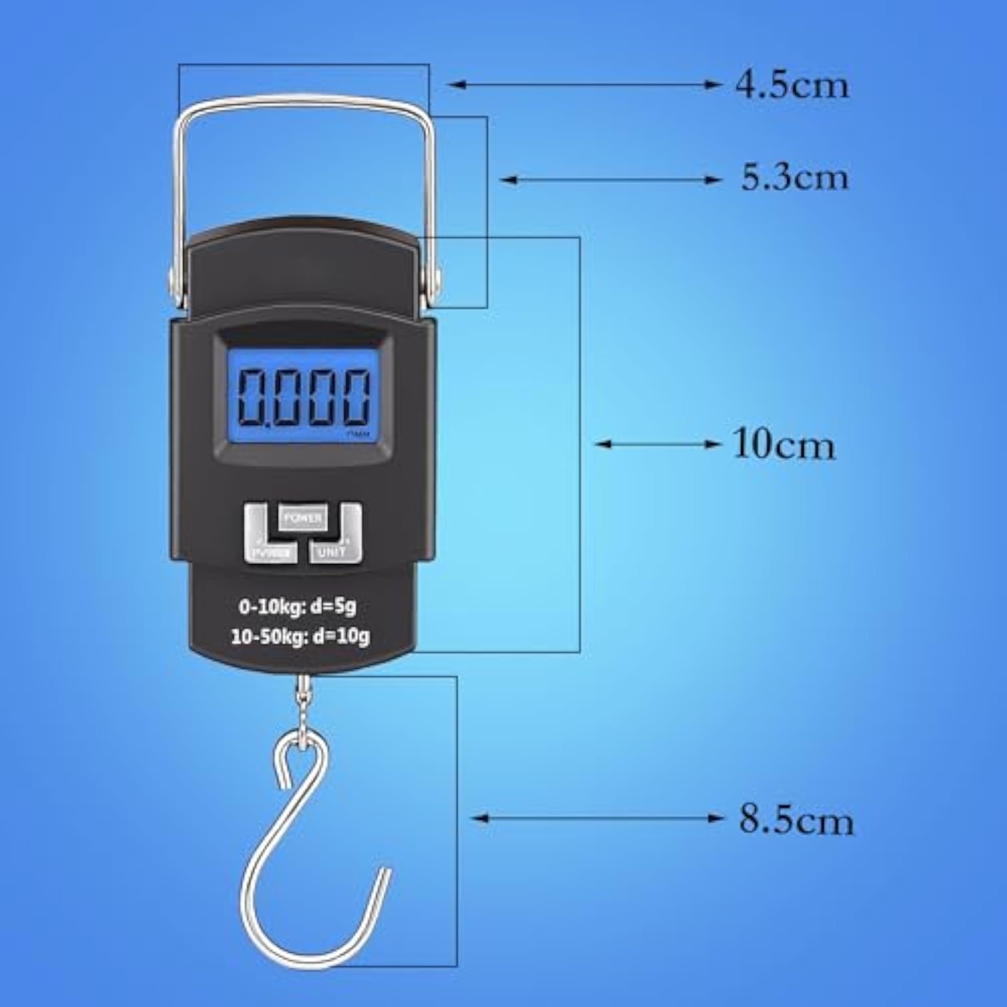 Professional Digital Hanging Scale 50Kg with High Accuracy