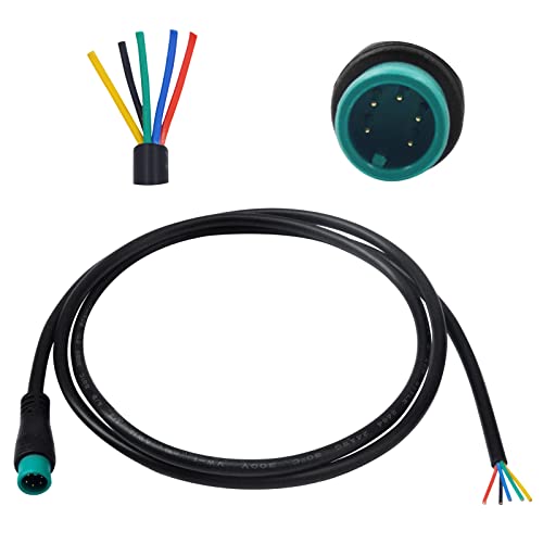 image for baluoqi Extension Cable 2Pin/3Pin/4Pin/5Pin/6Pin Waterproof Plug with 