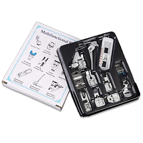Set de 11 Piezas de Prensatelas para Máquina de Coser