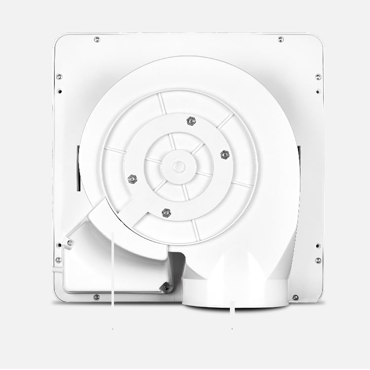 Ventilador Extractor de aire ultrafino de 320 m³/h con motor de cobre y alto volumen de aire for cocina. Cuarto de baño
