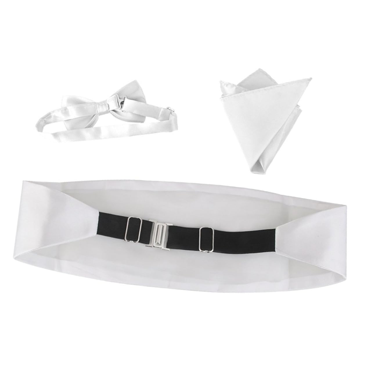 9 Stück Herren Satin Fliege Herren Kummerbund Herren Einstecktuch Herren Fliege