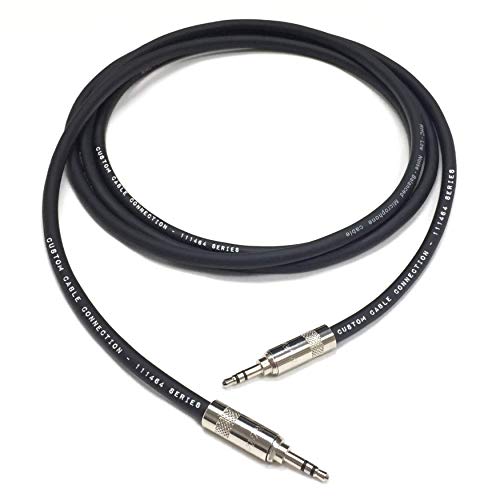 200 Foot Pro Audio 1/8 Inch (3.5Mm) Trs To 1/8 Inch (3.5Mm) Trs Balanced Cable By Custom Cable Connection #TOP1