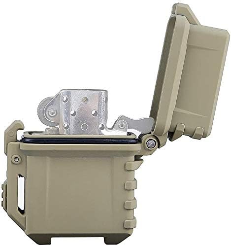 Miniatura 3 de Estuche de almacenamiento táctico para encendedor de caja contenedor organizador titular para Zippo tanque interior impermeable anti-caída