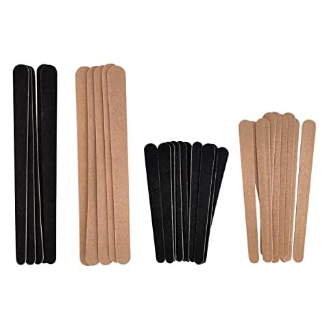 30pk Nail File Set - Double Sided Emery Board-Nail Buffer Files kit - Coarse and Fine Grit Cover