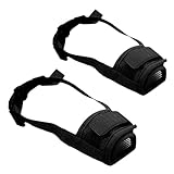 Bozal para perro, bozal flexible ajustable para perros, transpirable, bozal en el bozal flexible ajustable para perros de nailon, protector de dientes, antimordeduras, hocico de entrenamiento