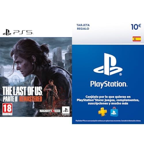PlayStation 5 The Last of Us: Parte II Remastered + 10€ PlayStation Store Tarjeta Regalo | PSN Cuenta española [Código por correo]