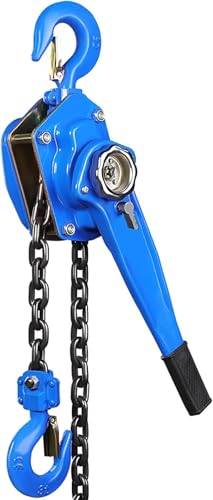Manueller Kettenzug, 3/4-3 Tonnen Kapazität, 750-2998 kg, 1,5-6,1 m Lift, G80-Kette für Automobil- und Lagergebrauch