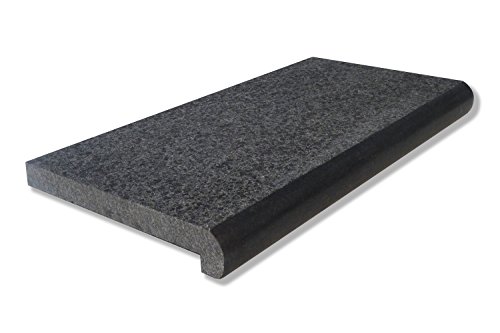 Vandix MARGELLE DE Piscine Basalte FLAMMEE ET BROSSEE 60x30x3/5cm