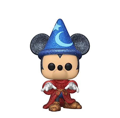 Pop! Disney Fantasia 990 Sorcerer Mickey Diamond Glitter Sticker Popculture