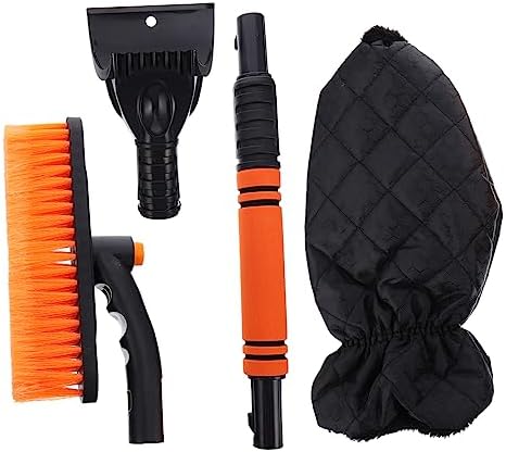 GANAZONO Outdoor defrosting Automatic Stretch Strap Outdoor Snow Removal Shovel Snow Ice Shovel Foam Sheath ladlebroom Scraper Long Handle Detachable Snow Brush Props