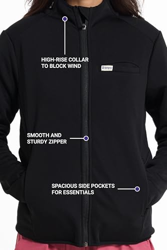 KNYA black polyester jacket – image 3