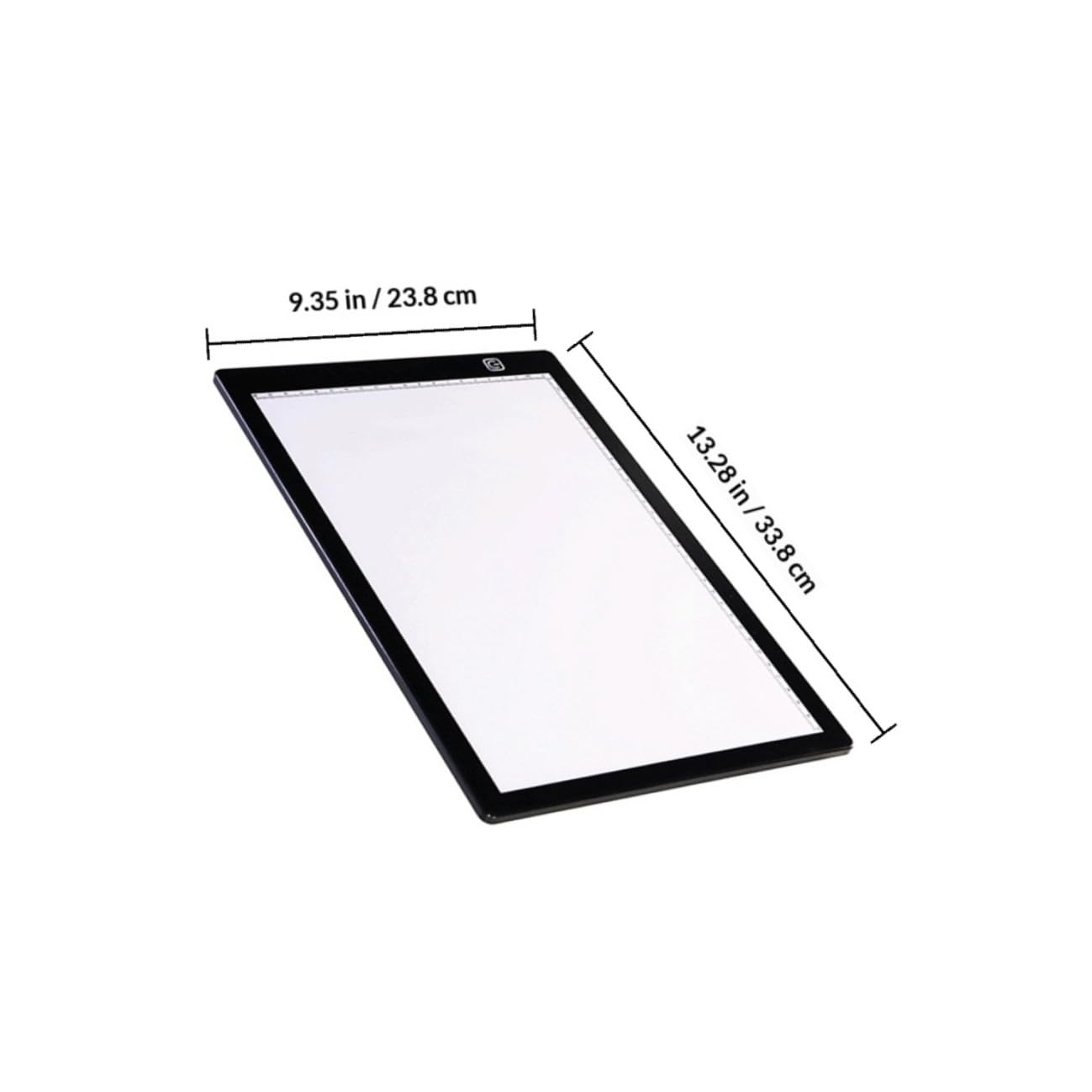 COHEALI Tablette Lumineuse A4 à Dessin LED avec Surface Acrylique Mate, Faible Consommation D'énergie, Câble USB et Règle Intégrée, pour Dessin et Animation 2d