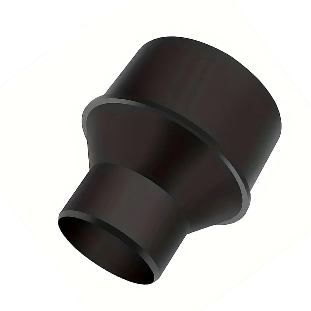 Raccord réducteur de cône de tuyau de collecte de 10,2 cm à 6,3 cm pour systèmes de collecte du bois