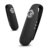 VBESTLIFE Mini Body Camera, 1080P Rechargeable Portable Security Cam Webcam with Motion Detection Dash Cam for Home Outdoor Bike Security