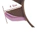 YeahiBaby Diademas para Fiestas Toro Forma Cuerno Brown Felpa Animales Celada para...