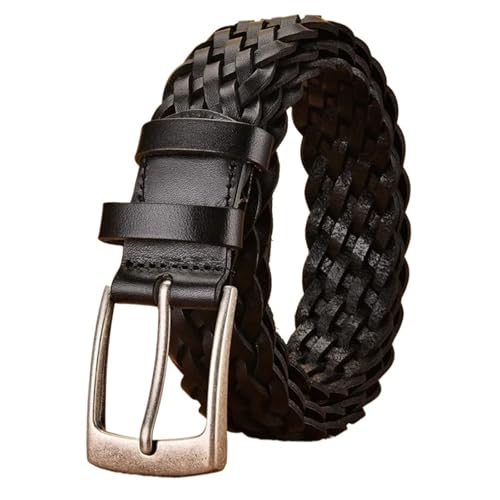 Ceinture tissée main avec boucle creuse personnalisée pour jean