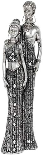 Leonardo Masai African Couple 34cm Figurine Ornament Statue