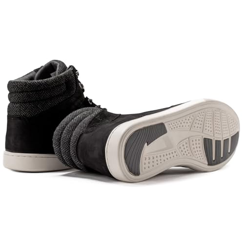 Image of Arkbird Casual Sneaker Boots, High-Top Sneakers Lace-up Leather Chukka Shoes for Men