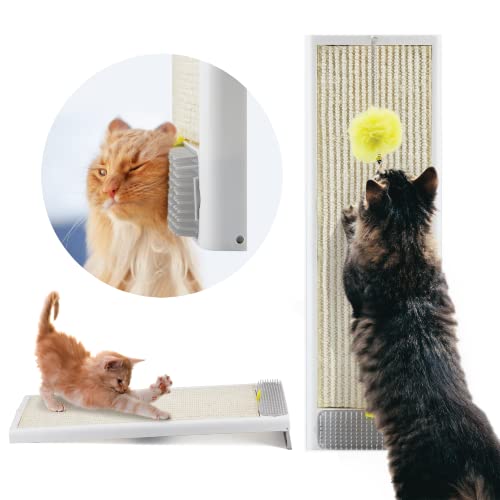 Rascador para gatos SVD.PET con sisal y juguetes miniatura 1