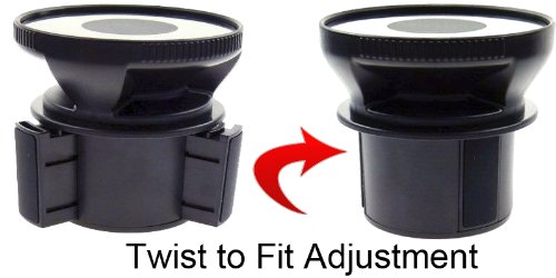 ChargerCity Universal Tablet Mount, Black, Fits 7 to 12 Inch Screens, Adjustable, Windshield or Cup Holder Mount