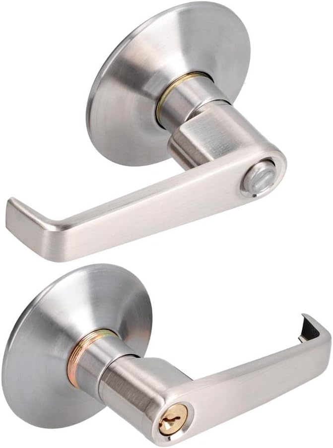 Prolok 15MAP Tubular Handle Flat, Satin Nickel Bath.