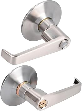 Prolok 15MAP Tubular Handle Flat, Satin Nickel Bath.