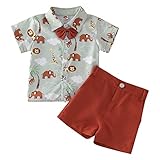 festliches Kleid Skianzug Kinder 2 teilig Jungen Kleidung 92 Kleinkind Jungen Kurzarm Cartoon Prints T Shirt Tops Shorts Kind Kinder Gentleman Outfits Baby Body Mädchen Kleid mädchen Weihnachten