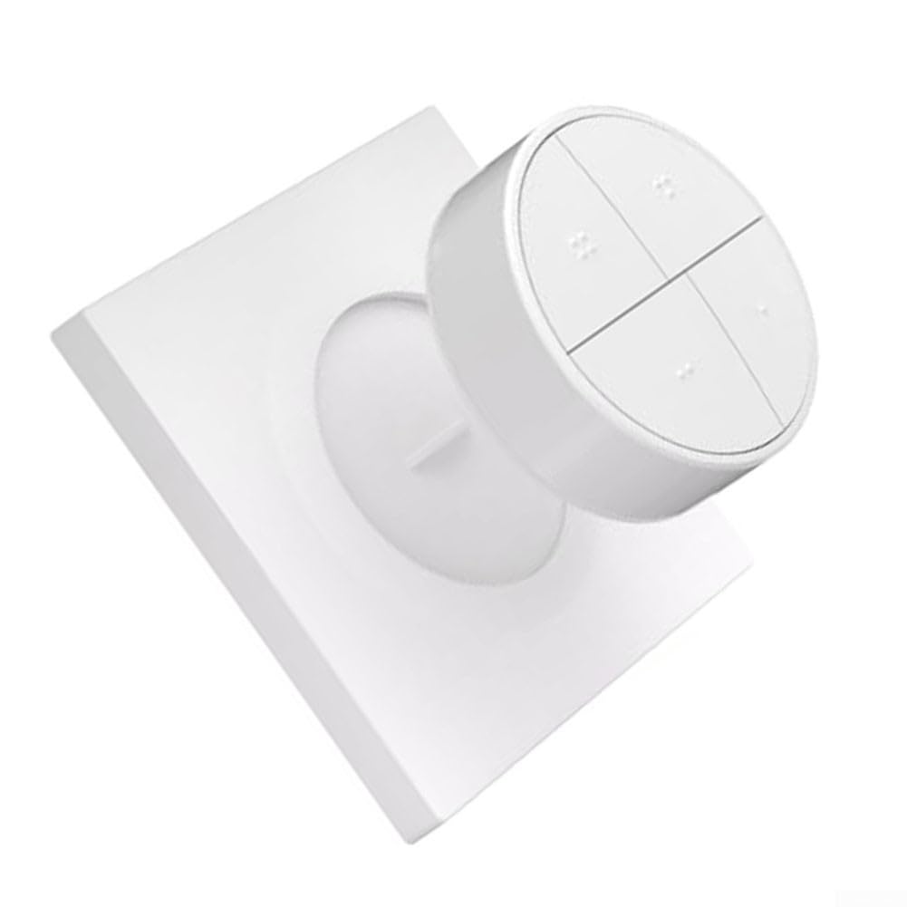 SNZB-01M - Interruptor inalámbrico 4 en 1 para Smart Scene Button con base magnética para automatización del hogar, 16 escenas por presión de encendido/doble/triple/larga, compatible con 2MQTT y para,