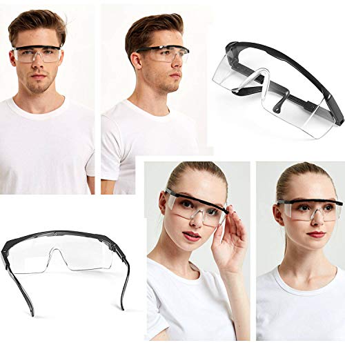HONGCI 2 Paket Baymax S400 Güvenlik Gözlüğü Buğu Önleyici ve UV Korumalı Koruyucu Şeffaf Gözlükler Güvenlik Koruma Gözlükleri Çocuklar için Güvenlik Gözlükleri Nerf Silah Savaşları