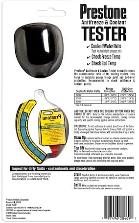 Prestone AF-1420-6PK Antifreeze and Coolant Tester, (Pack of 6)