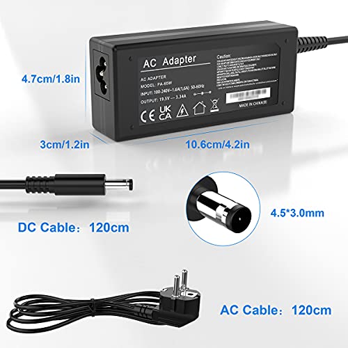 Rocketek 19,5V 3,34A 65W Caricabatterie per