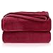 Produktbild heimtexland Kuscheldecke flauschig Flanell Wohndecke warm Oekotex Tagesdecke Überwurf Sofadecke fusselfrei Fleecedecke Super Soft XL Decke 150x200 cm Typ380 Bordeaux weinrot
