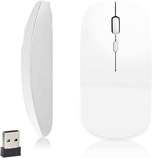 iSTYLE Wireless Bluetooth Mouse, 1600 DPI Optical Tracking, 3 Buttons, Bluetooth 5.2, Silent Mini Mice Compatible for Mac, PC, Macbook, iPad, Android, iOS, Windows (AA Battery Required)