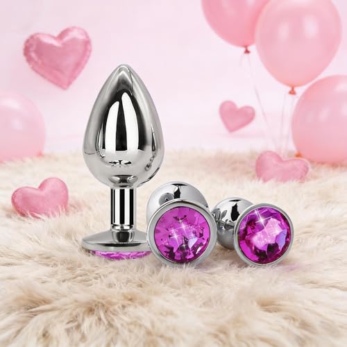 Générique Ll05- Violette 3 Pièces D'Articles En Cristal