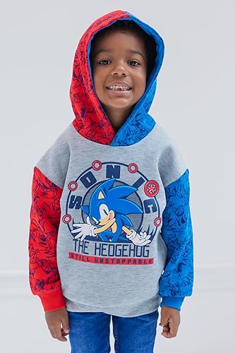 Image of SEGA Sonic the Hedgehog Boys' Fleece Hoodie Toddler to Big Kid