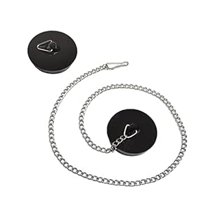 Olakin Abflussstopfen 2er Set mit Kette