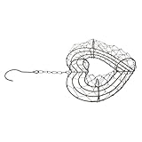 Forme élégante et décorative : la structure en fil de fer en forme de cœur crée un point focal saisissant pour votre décoration, servant de magnifique support floral pour plantes retombantes ou en pot, de jardinière suspendue en forme de cœur ou de porte-pot de fleurs en forme de cœur