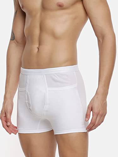 Image of RAMRAJ COTTON Men Cotton Trunks - Multicolor| Outer Elastic Waistband With Double Side Pockets