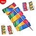 Tuko 9pcs Rhythmic Dance Ribbons Stremer Training Equipment for Artistic Dancing Gymnastics, Kids Dancing, Talent Shows