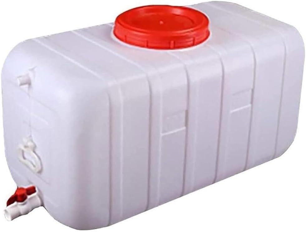 Water Tank Water Container,25L/50L/100L/150L/200L Plastic Food Grade Outdoor Water Storage Containers for Outdoor Camping and Household Emergency