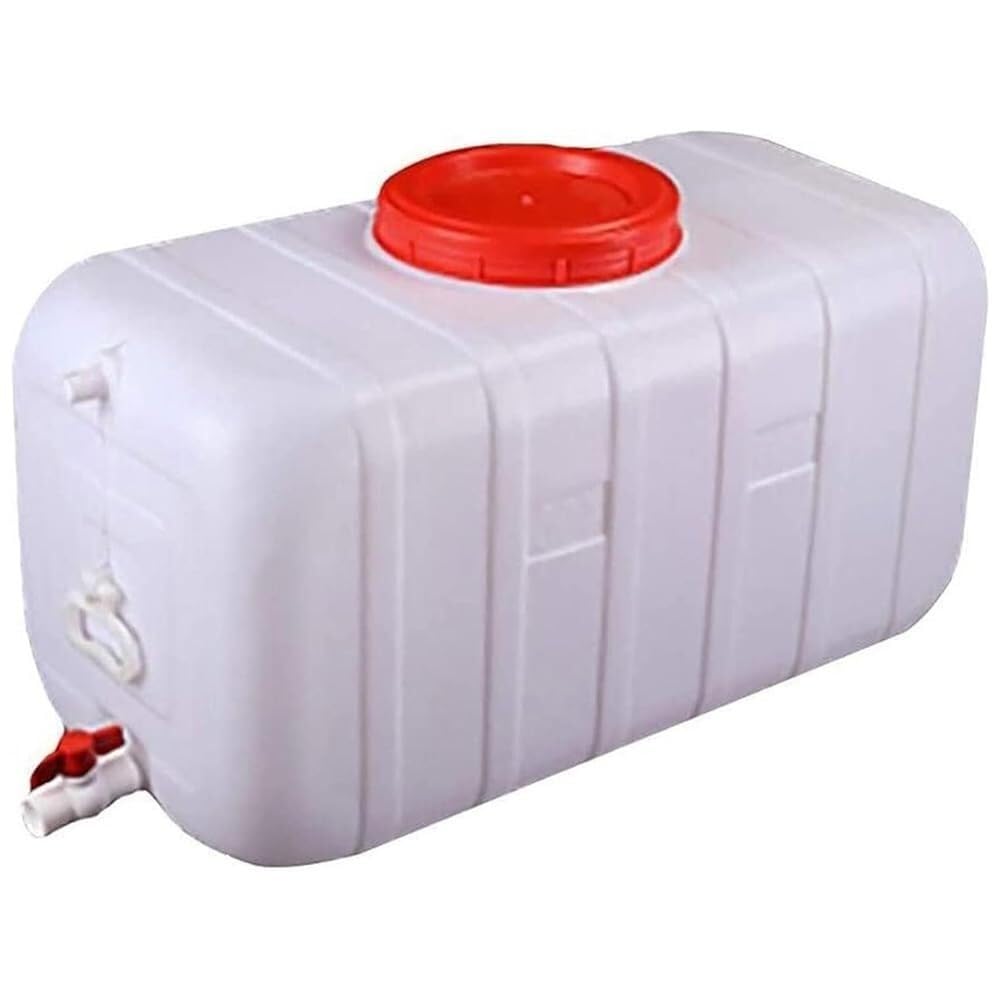 Zbiornik Wodę 25L/50L/100L/150L/200L Plastikowy Pojemnik Wodę Spożywczą Do Użytku Zewnątrz, Do Biwakowania Świeżym Powietrzu Nagłych Wypadkach Domowych