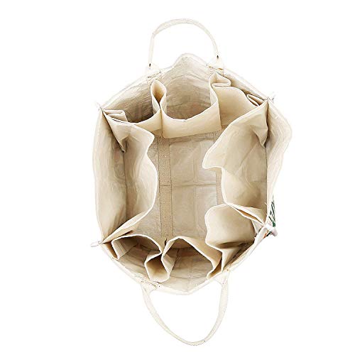 Image of DOUBLE R BAGS Reusable Heavy Duty Waterproof Shopping Bag with Short Handles | Large Grocery, Vegetable & Kitchen Storage Carry Bag | Multipurpose Jhola /Thela | Durable Reusable Tote Bag for Daily Use