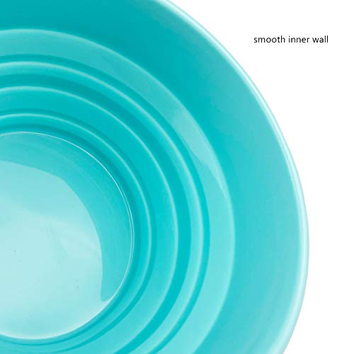 Cartints 950Ml Collapsible Bowls-Silicone Food Storage Containers-Prep/Storage Bowls With Lids-Silicone Lunch Containers, Ideal For Travel And Camping (Blue) #TOP5