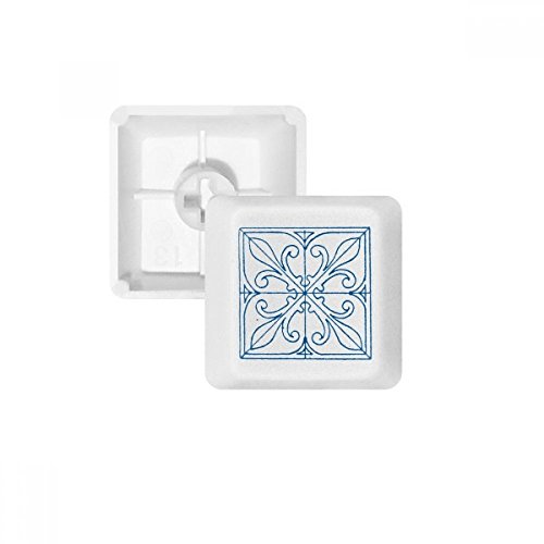 Keycap PBT Talavera bleu blanc pour personnaliser la touche R4 du clavier
