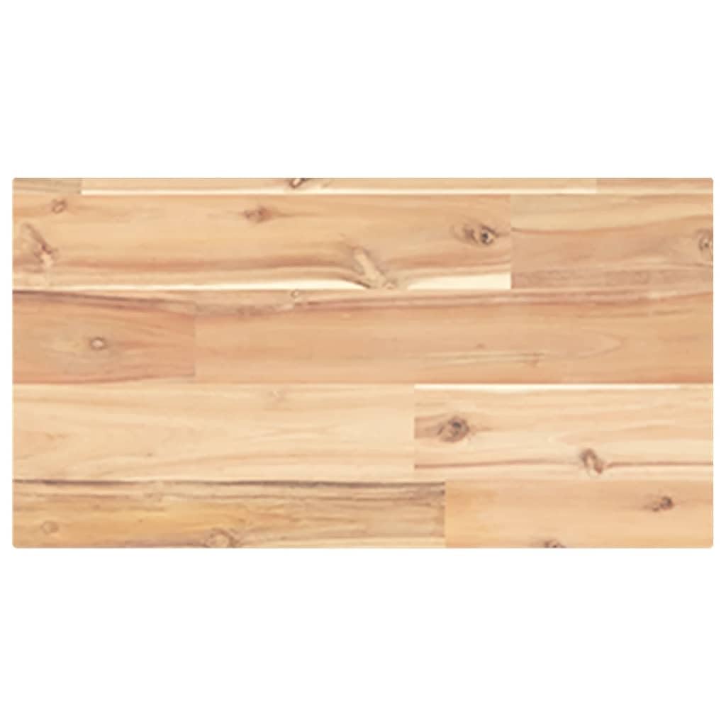 Schweberegal 2er Set 40 x 20 x 2 cm Massiv Akazie unbehandelt Modernes Wandboard als Bücherregal Gewürzregal Badregal platzsparende Wandablage für Wohnzimmer Küche Badezimmer