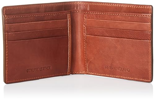 Image of Peter England Men's Reversible Leather Belt & Leather Wallet Combo - Premium Set