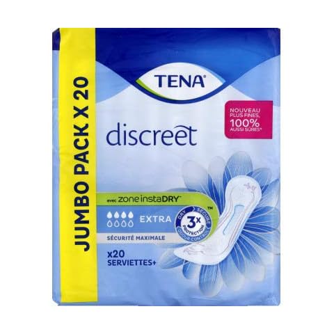 TENA Discreet Extra Towels - Pack of 20 Cover