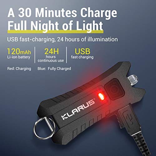Klarus Cl2 10400Mah Super Large Capacity Camping Lights, Freefolding Rechargeable Led Camping Lantern And Klarus Mi2 Mini Led Keychain Flashlights #TOP6